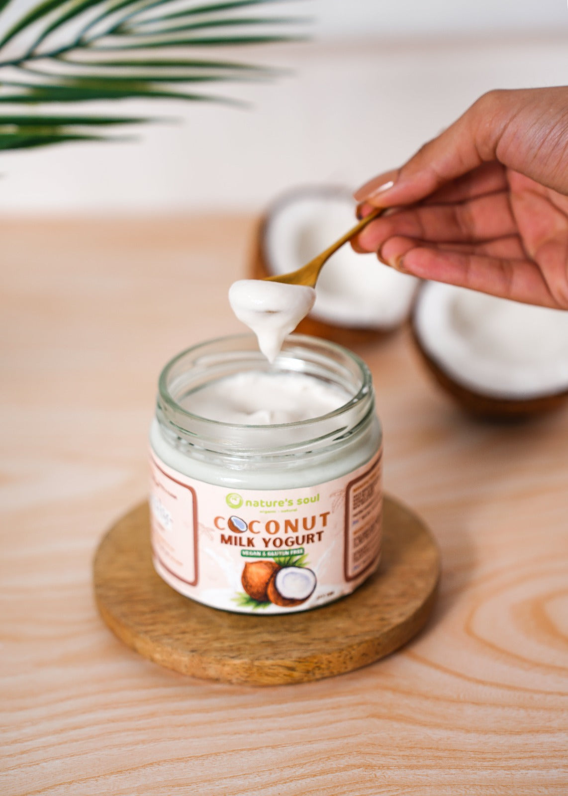 Coconut Yogurt – Fresh – Made from Organic Ingredients – Vegan & Gluten Free – Nature’s Soul – 275gm