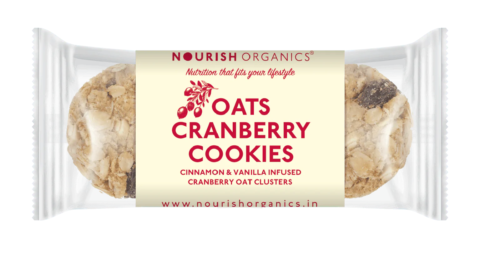 Cookies | Variety Pack - Organic - Wheat Free & Zero Trans Fat - Nourish Organics - 140gm