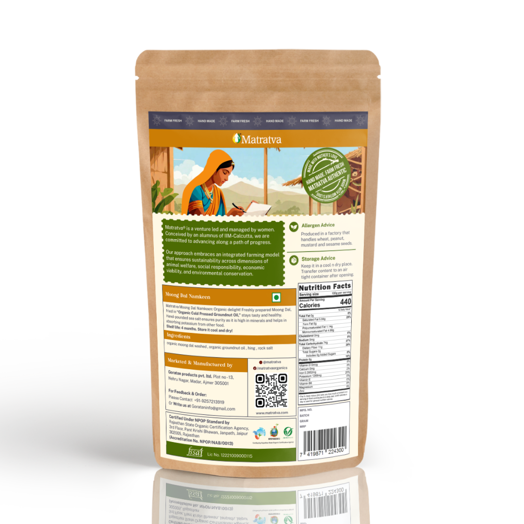 Moong Dal | No Colour, No Soda & Preservatives Free – Matratva – 250gm