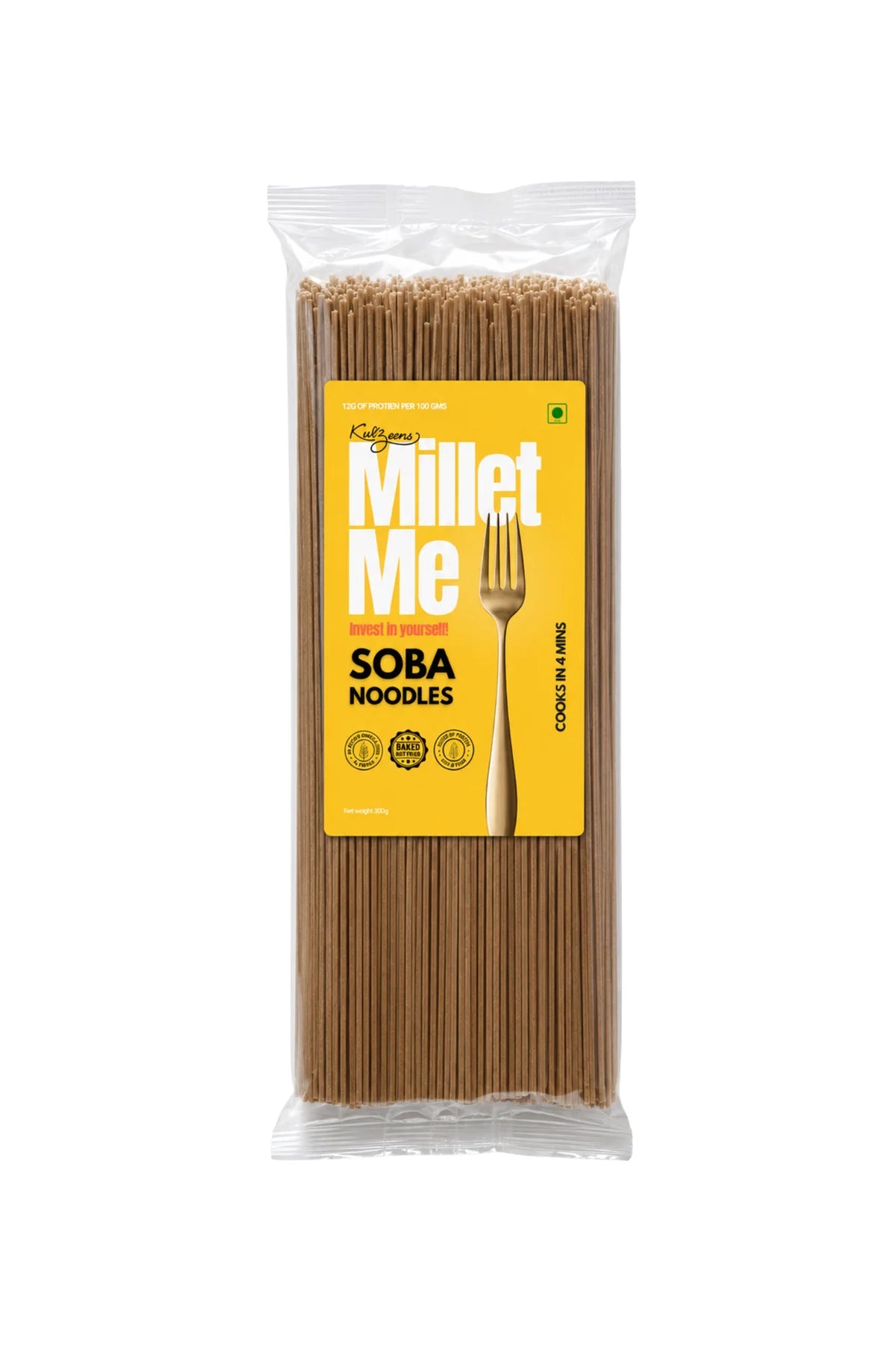 Noodles| Millet Me (Soba Noodles)-Authentic Japanese & High Protein -No Artificial Additives, No Preservatives – Kuizeens – 220gm