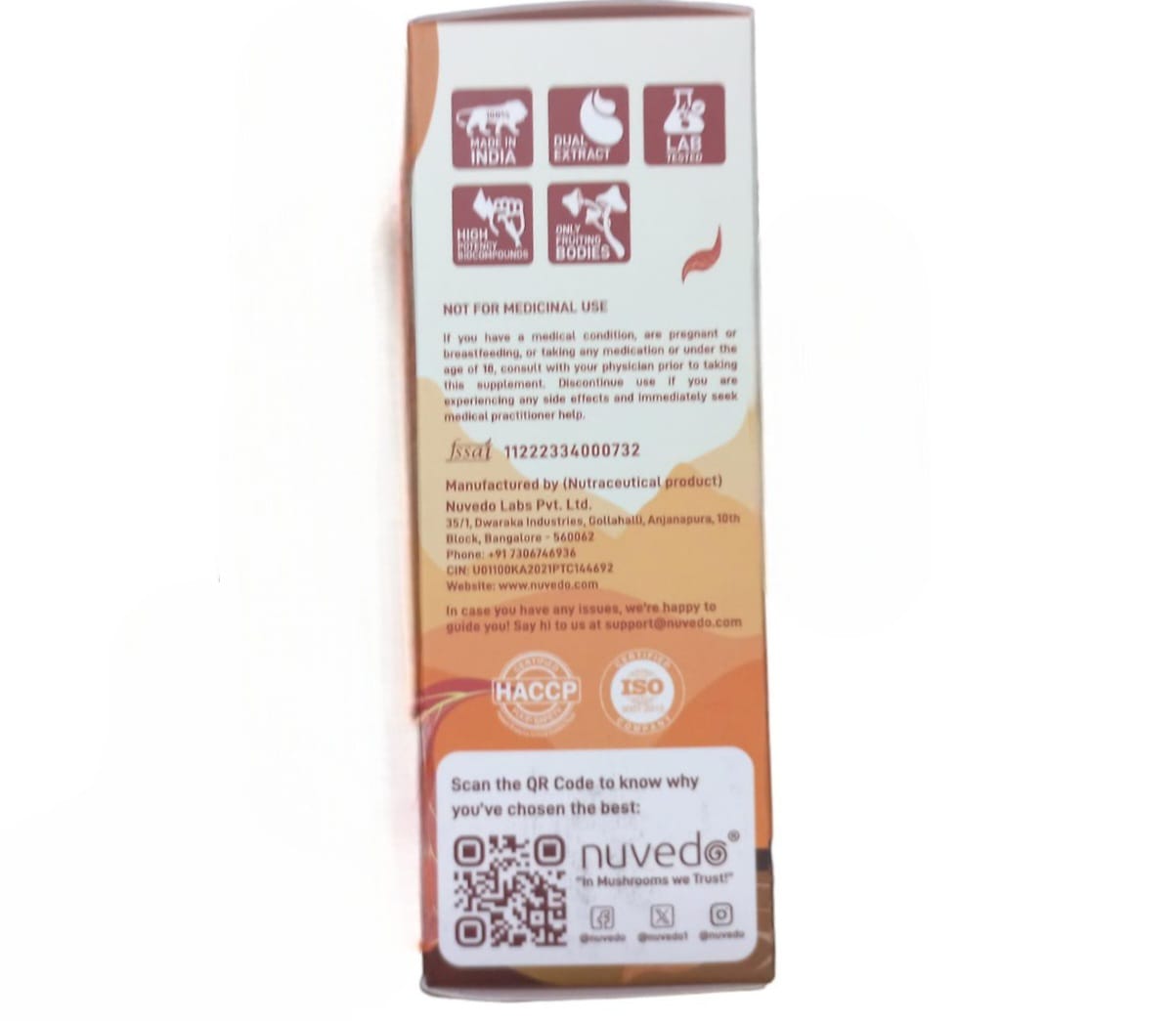 Liquid Extract | Cordyceps Mushroom Liquid Extract - Energizing & Uplifting - 1:5 Dual Extract – Vegan, Gluten Free, Caffeine Free, Sugar Free & Non GMO – nuvedo – (25 Servings) – 50ml