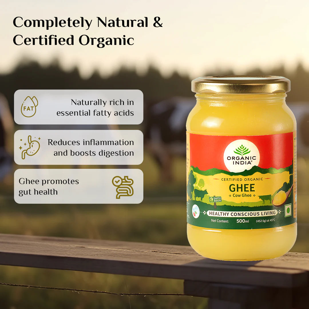 Ghee | Cow Ghee - Certified Organic - Organic India - 500ml