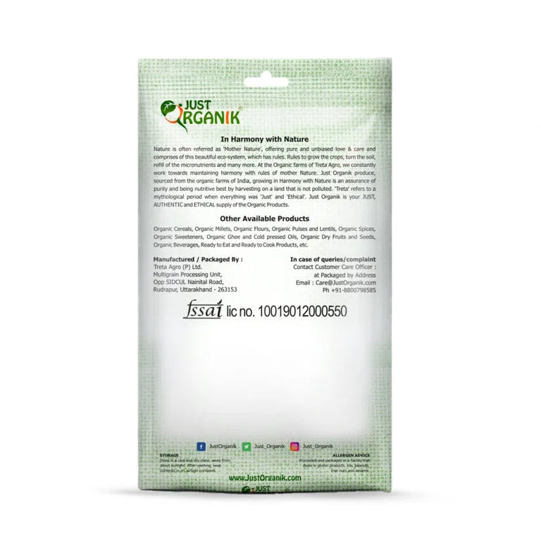Cowpea White - USDA Organic - Just Organik – 500gm