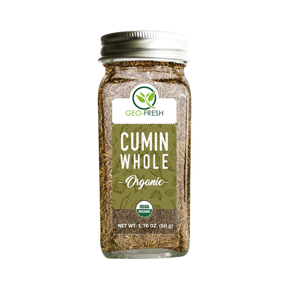 Cumin Whole | USDA Organic - Geo-Fresh - 50gm