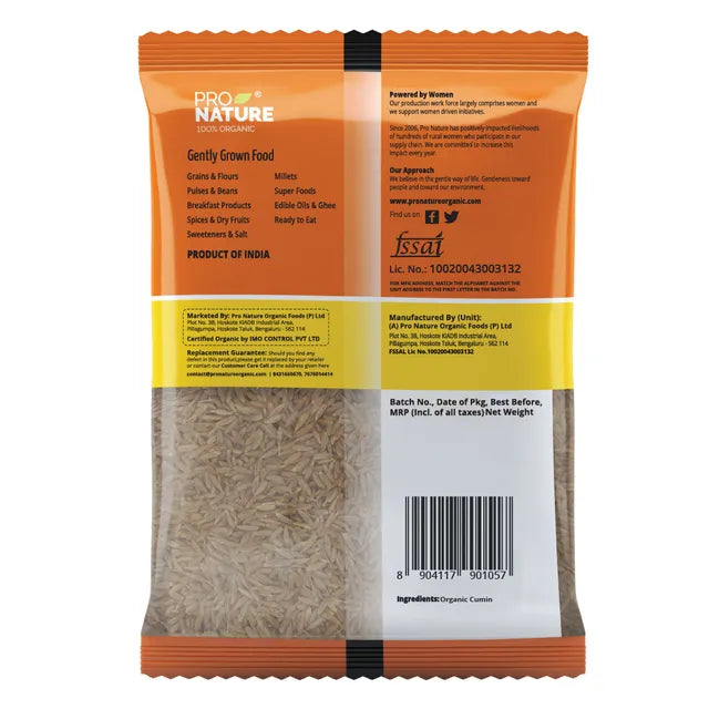 Cumin Whole - Pro Nature - 250gm