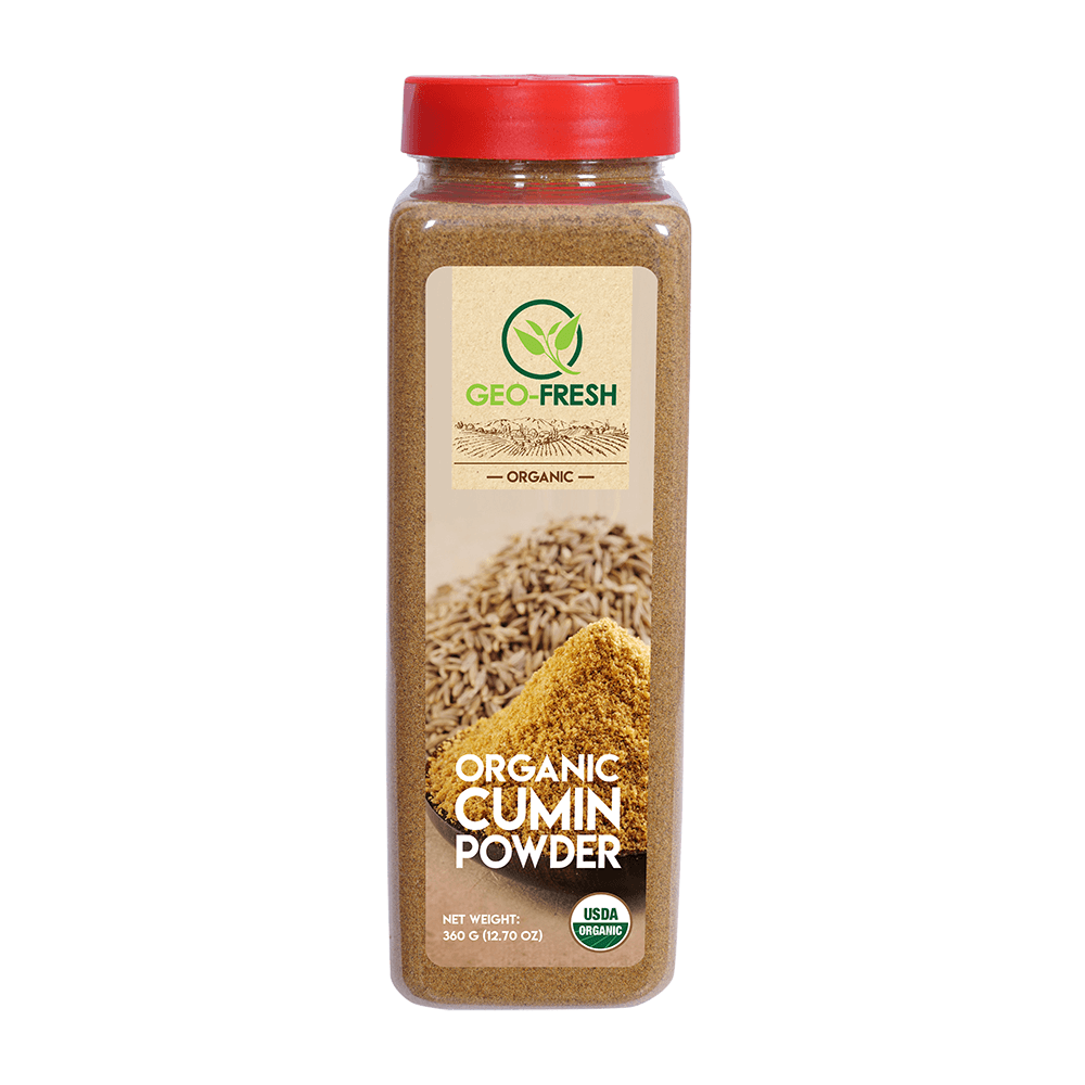 Cumin Whole | USDA Organic - Gmo Free - Geo Fresh - 360gm