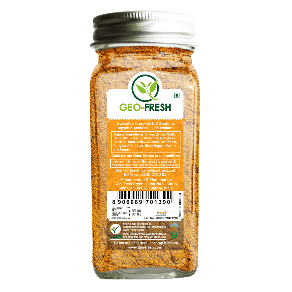 Curry Powder | USDA Organic - Geo-Fresh – 50gm