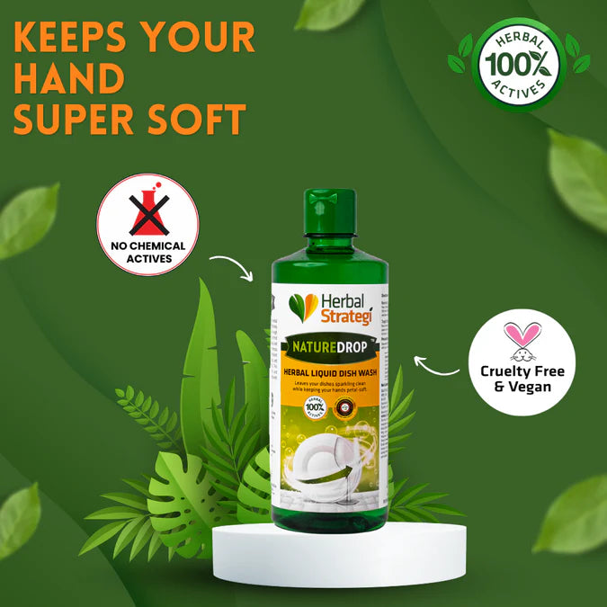Herbal Liquid Dish Wash - Herbal Strategi - 500ml