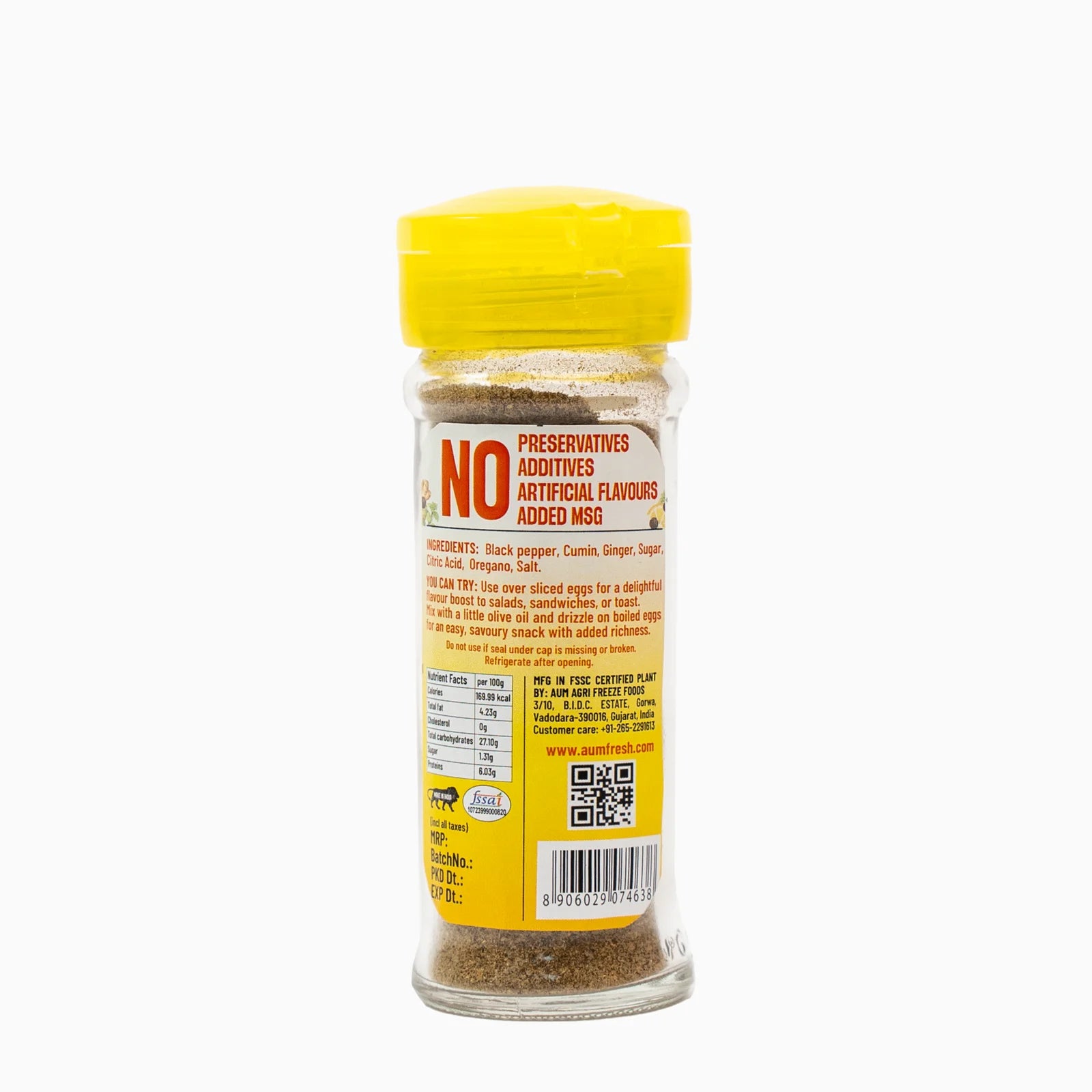 Boiled Egg Seasoning- No Additives, No Artificial Flavours & Preservatives Free - Aum Fresh - 70gm