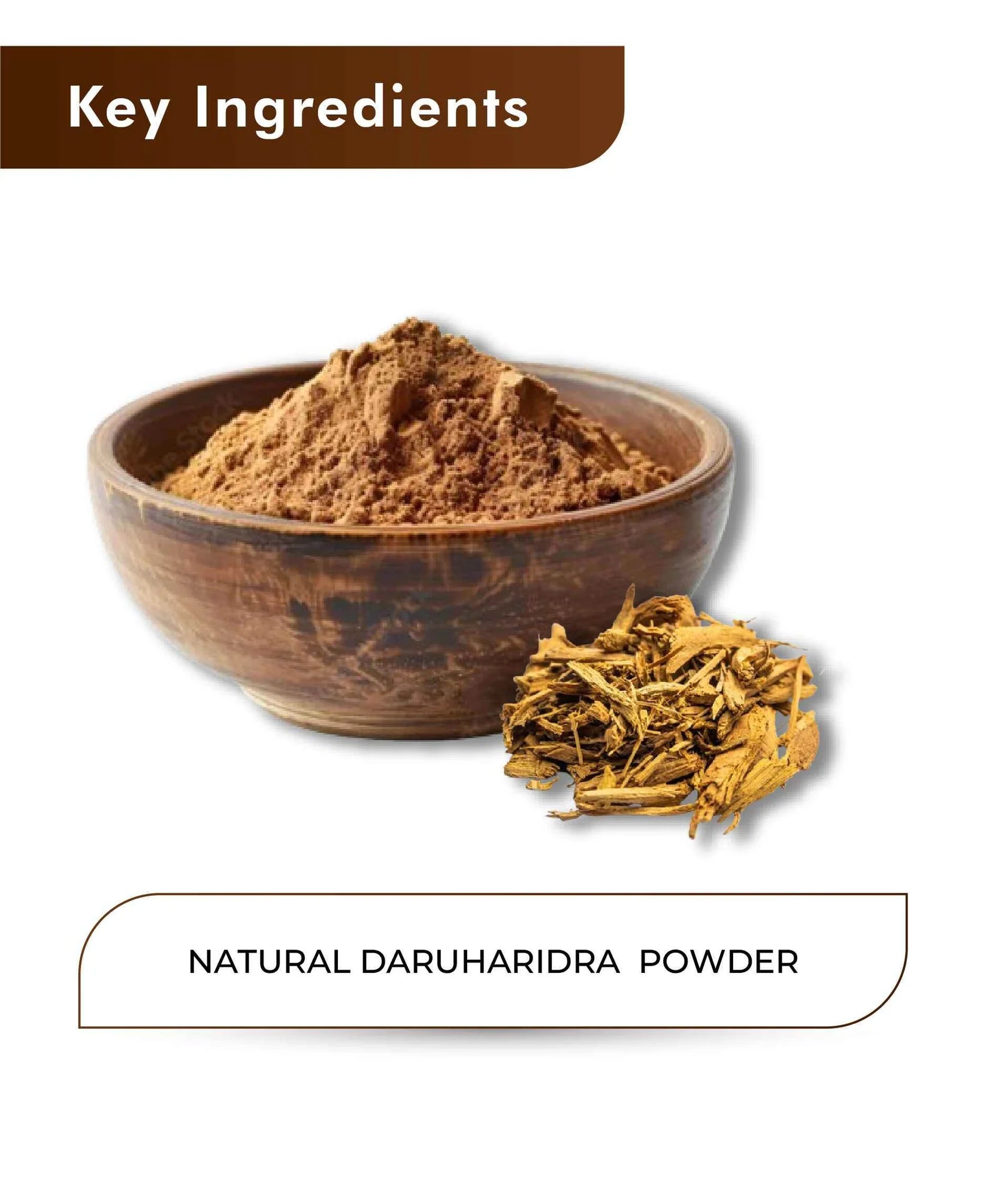 Natural Natural Daruharidra (Berberine) Powder - 100% Natural -Supports Eye Health & Skin Wellness- H&C - 100gm