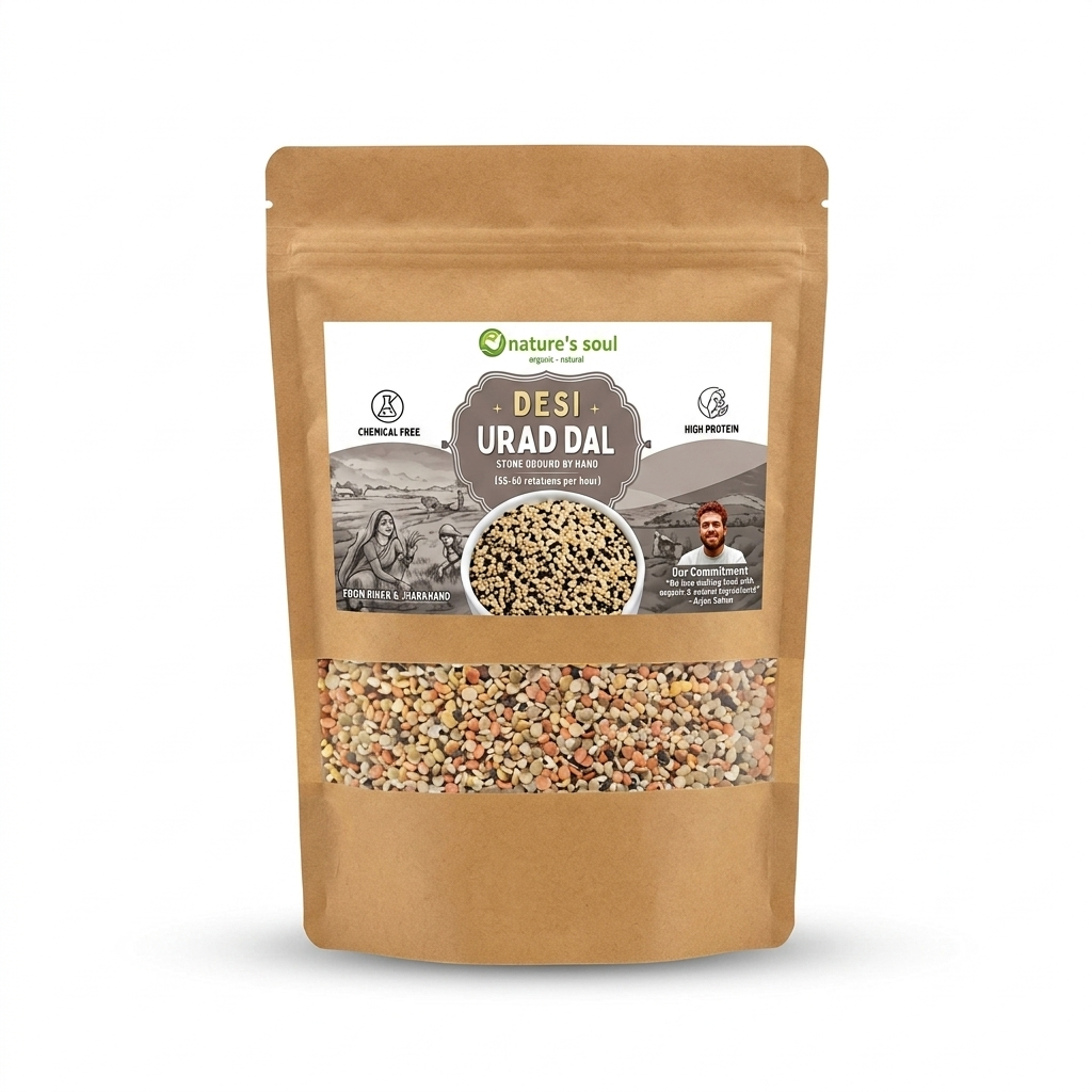Dal | Desi Urad Dal - From Bihar & Jharkhand – Rich In High Protein-Chemical Free & No Pesticides- Nature&