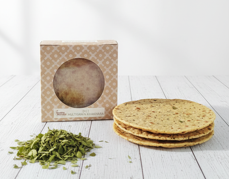 Khakhara | Diet Multigrain Khakhara –No Trans Fat, No Added Sugar - Healthy Delicacy – 150gm