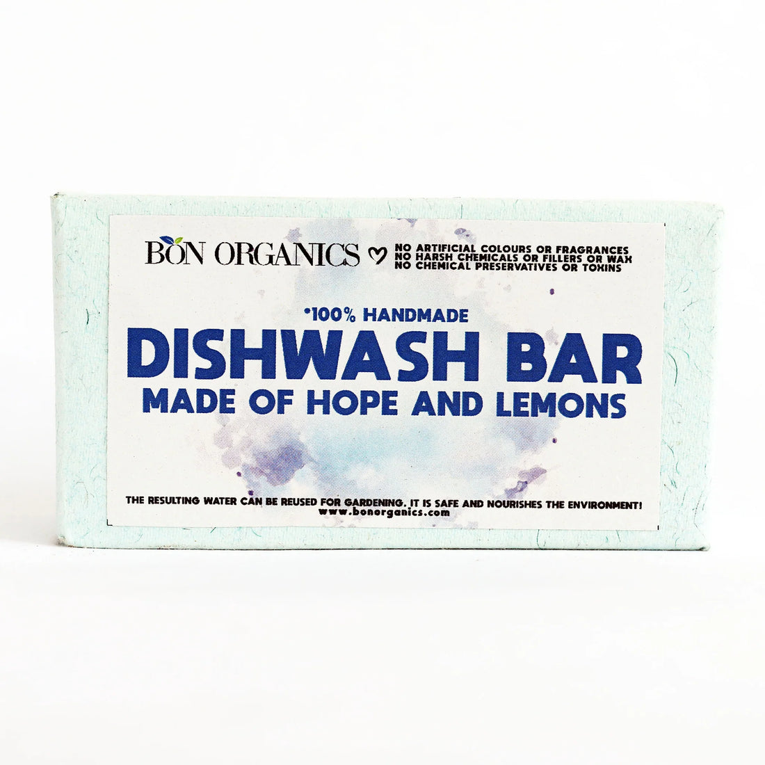 Dish Wash Bar | Handmade - No Artificial Colors, Fragrances, No Harsh Chemical Preservatives & Toxins - Bon Organic - 140gm
