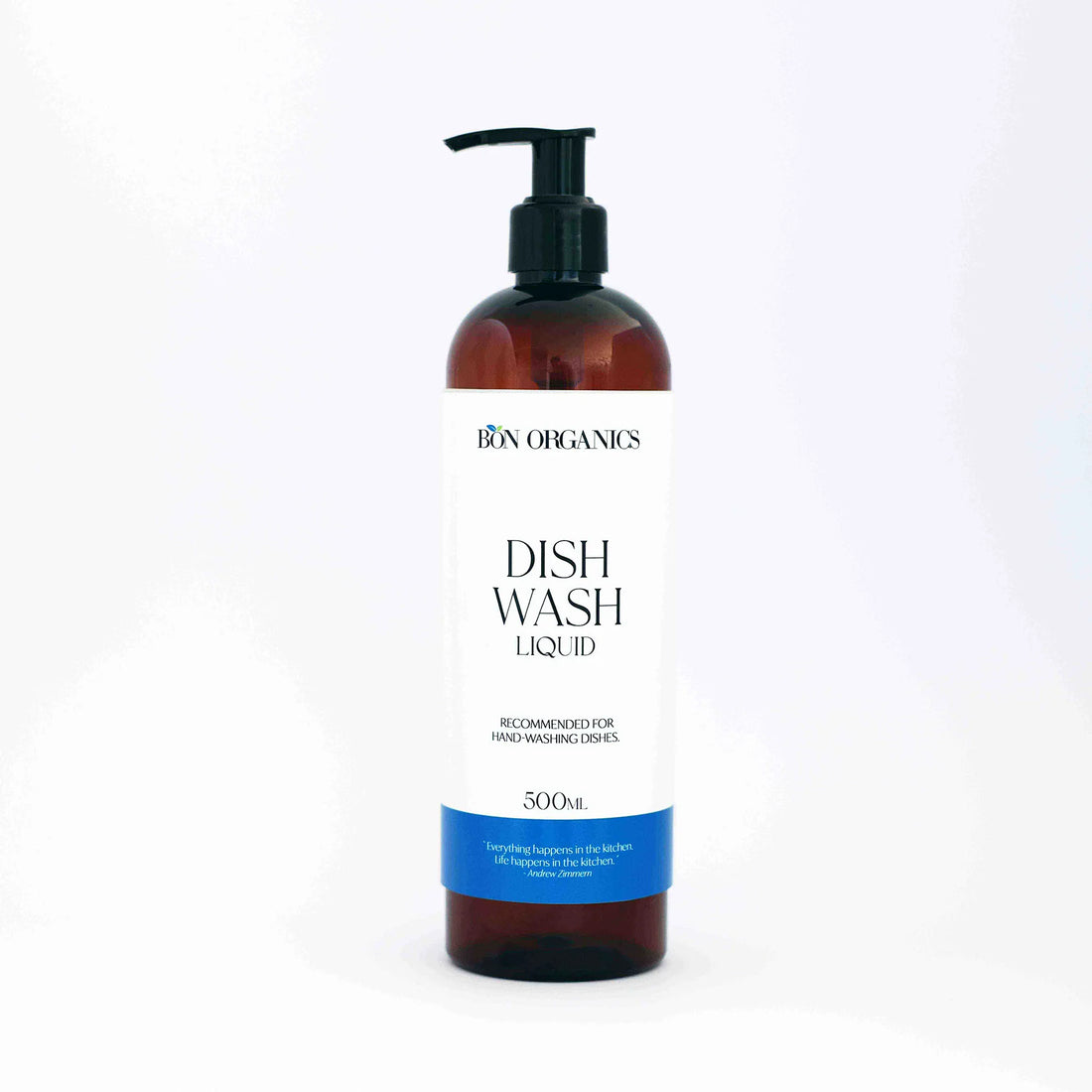 Dish Wash Liquid | Handmade - No Artificial Colors, Fragrances, No Harsh Chemical Preservatives & Toxins - Bon Organic - 500ml