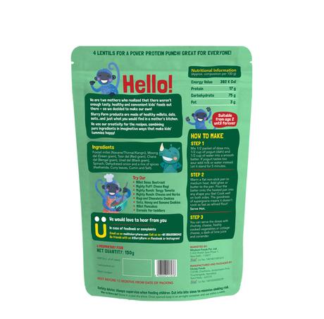 Millet Dosa: Spinach - No Maida & Low Salt - Slurrp Farm - 150gm