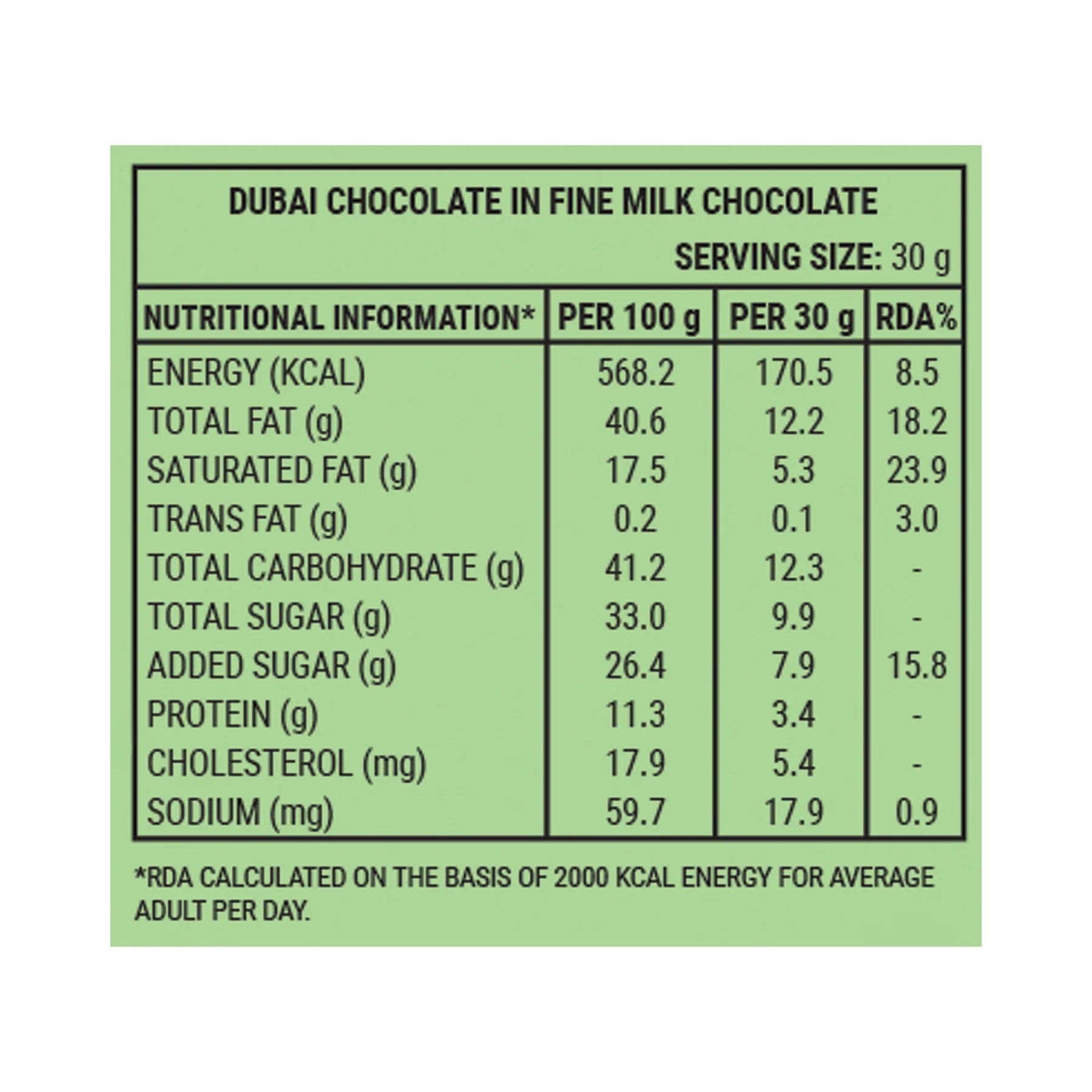 Milk Chocolate | Dubai Style Milk Chocolate (Kunafa Pistachio) - Paul & Mike - 96gm