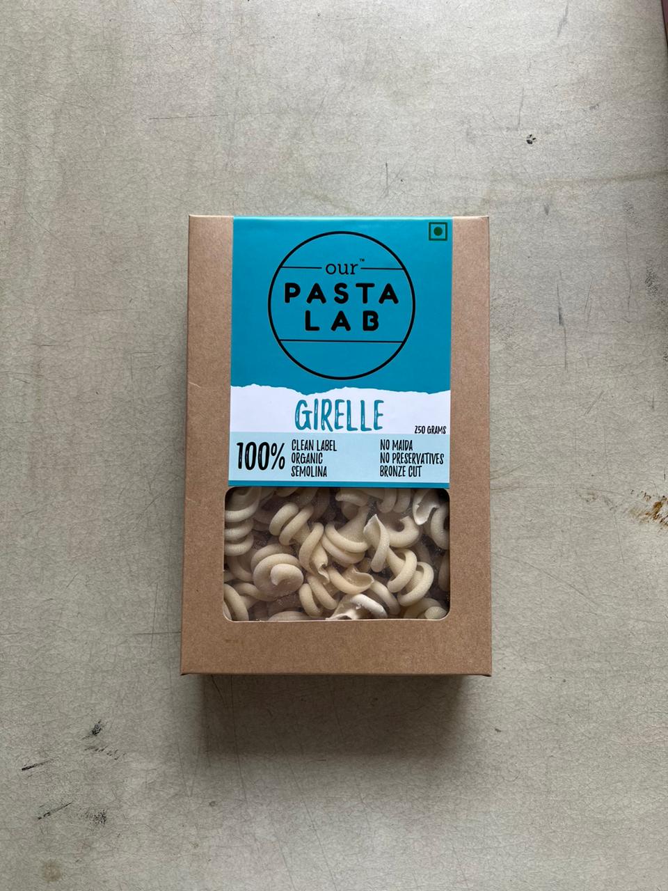 Pasta | Eggfree Girelle Pasta - 100% Semolina - No Maida & No Added Preservatives - Our Pasta Lab – 250gm
