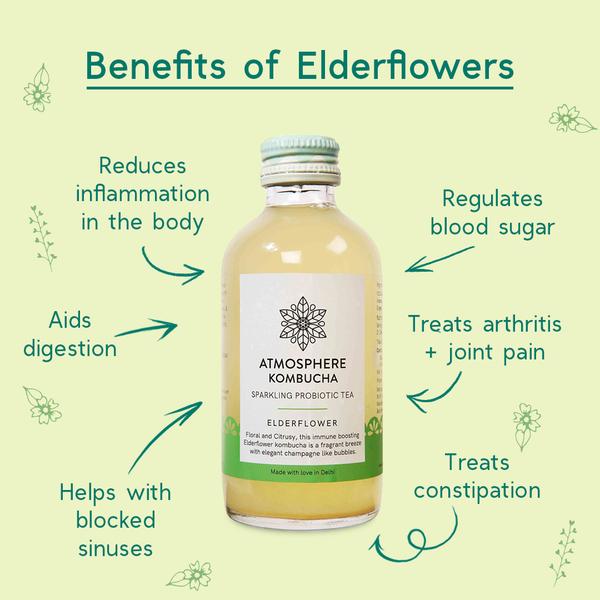 Elderflower – Kombucha – Atmosphere – 210ml