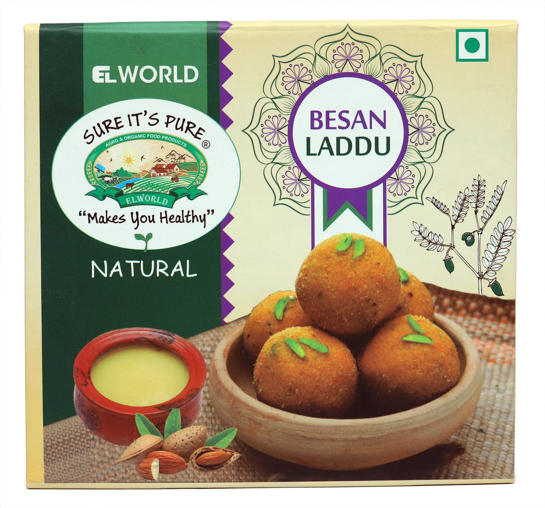Besan Laddu – Natural - Elworld Organic – 300gm