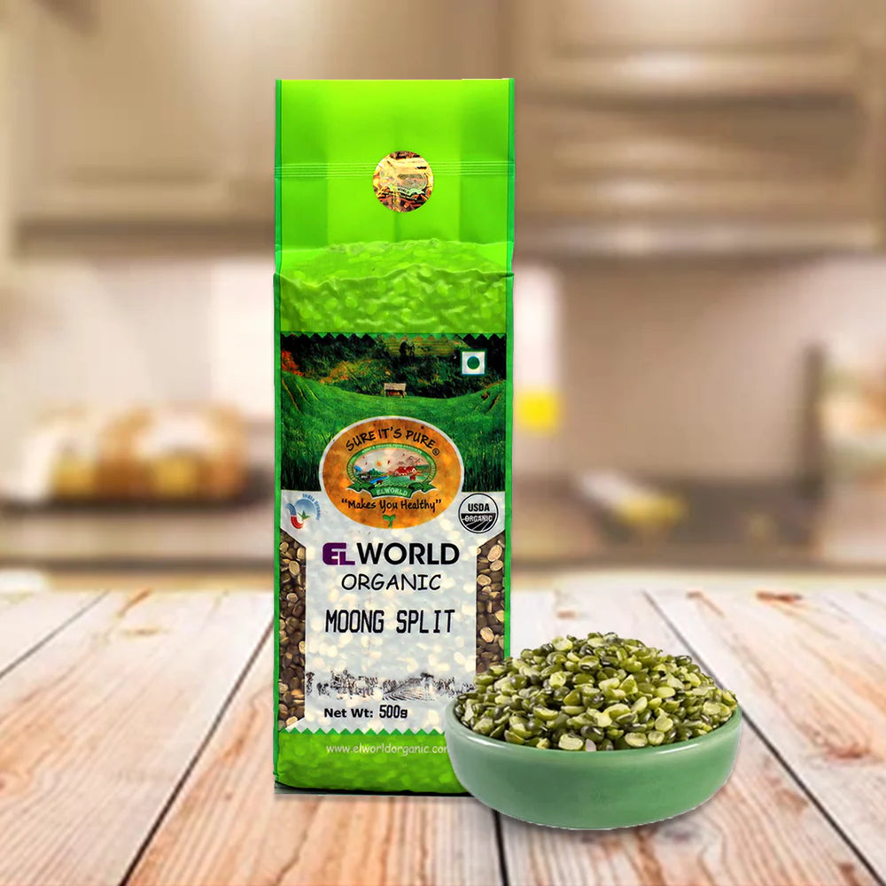 Moong Split – Elworld Organic – 500gm