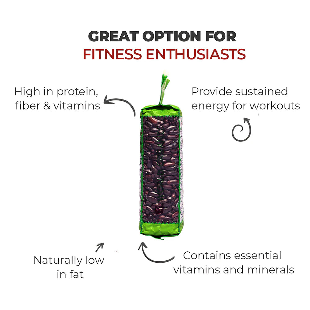 Rajma | Rajma Red (Red Kidney Beans) - USDA Organic - Elworld Organic - 500gm