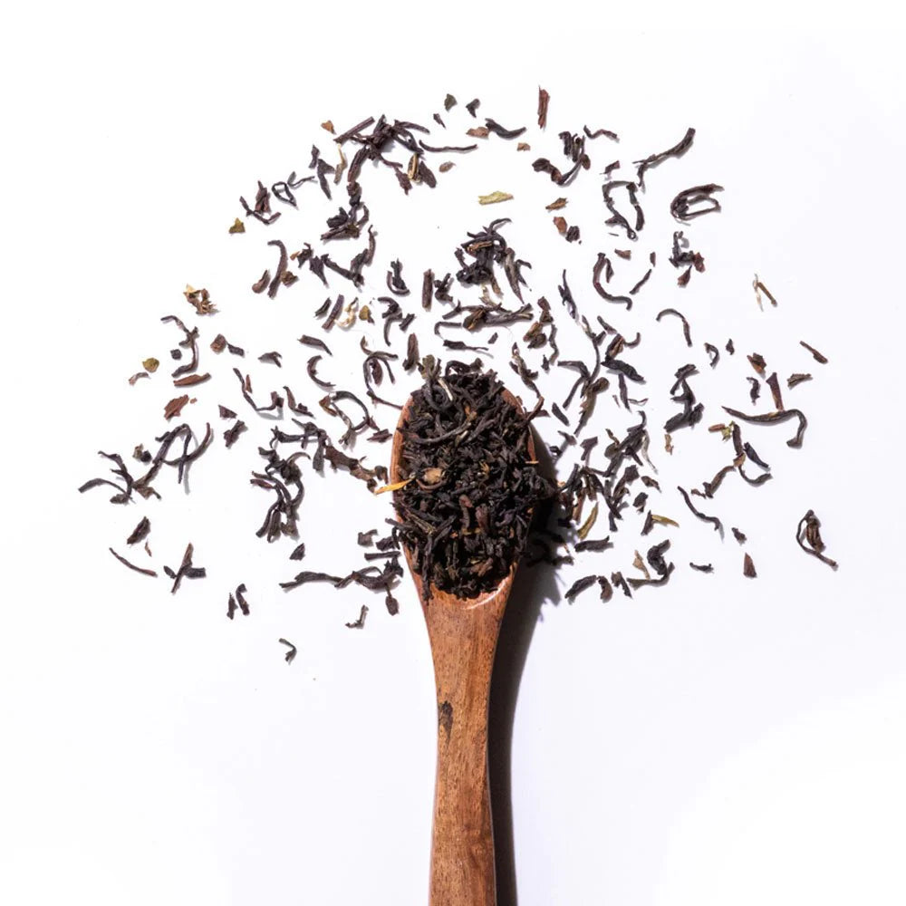 Tea | English Breakfast Black Tea Blend - Bold, Malty With Floral Notes - Assam & Darjeeling - USDA Organic - Luxmi Estate - 100gm