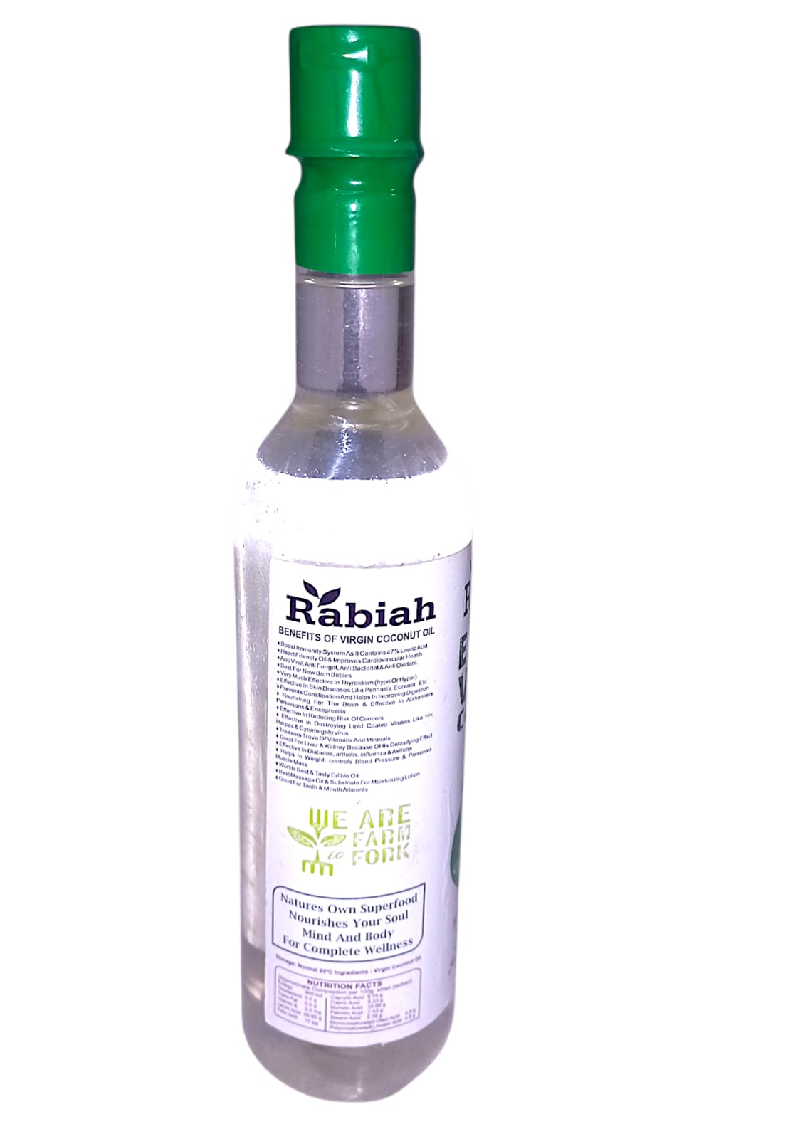 Coconut Oil | Extra Virgin Coconut Oil - Cold Pressed - High In MCT&