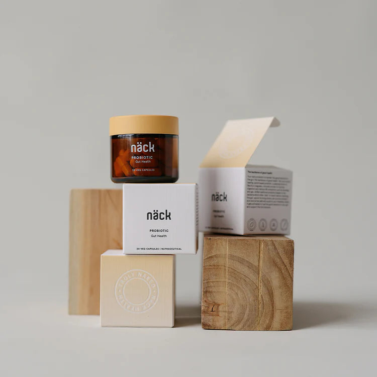 Gut Health | Probiotic - Vegan, Cruelty Free, Gluten Free & Non GMO Certified - Nack - 30 Veg Capsules