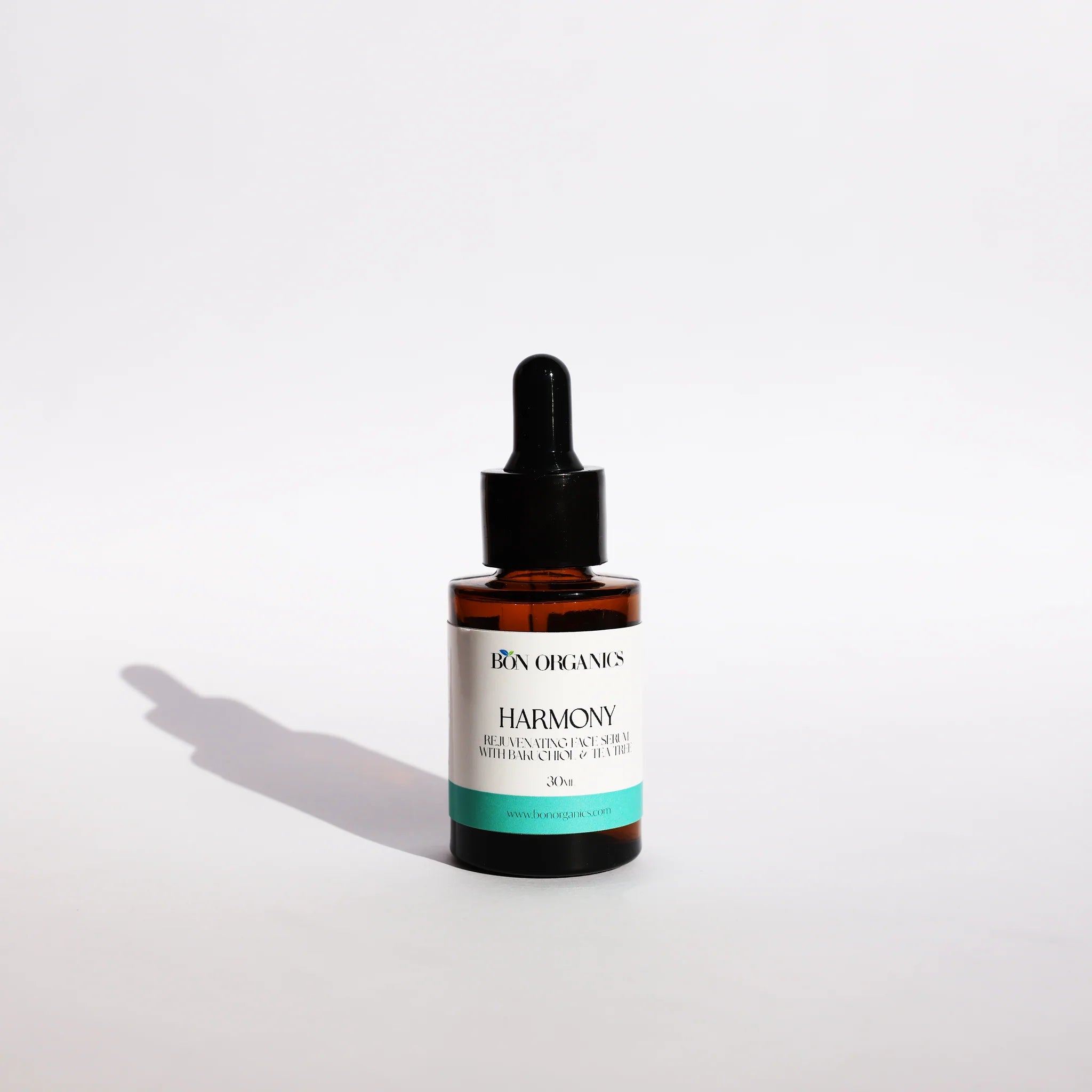 Face Serum | Harmony (With Bakuchiol & Tea Tree Essential Oil) - Acne Treating - No Parabens, Sulphates & No Artificial Colors - Bon Organic - 30ml