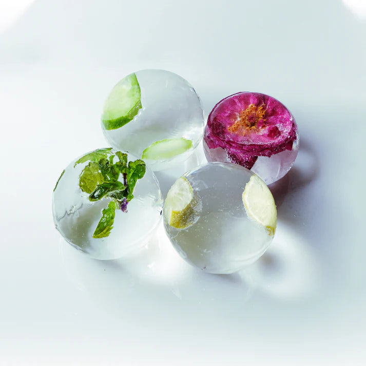 Ice | Feeling Fancy Moon Balls Party Ice - Maxium Chilling, Minimum Dilution- Ice For Human Consumption- Precision Cut- Pure Hygienic, Slow Melting-RO Water UV 100% Untouched- Nature&