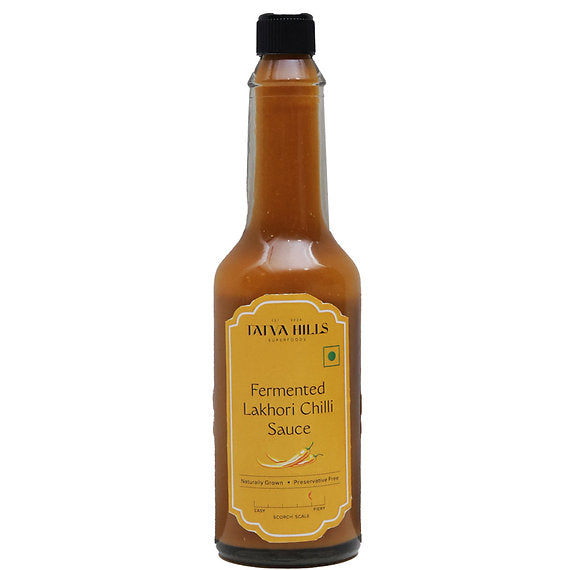 Chilli Sauce | Fermented Lakhori Chilli Sauce – No Added Preservatives & Additives Free – Tatva Hills – 60gm