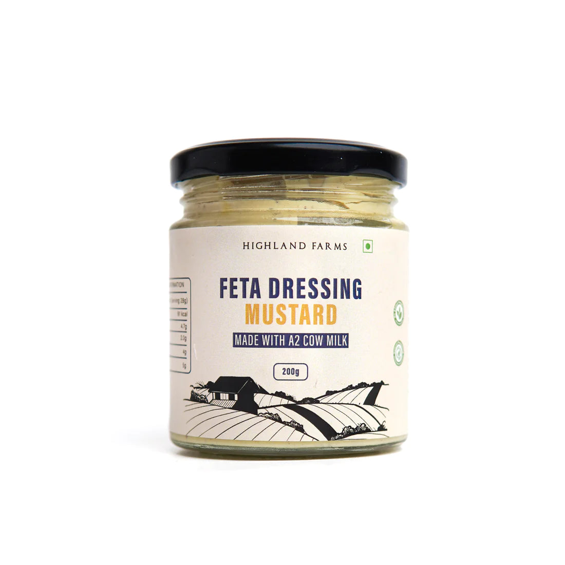 Salad Dressing | Feta Dressing - Mustard (Made With A2 Cow Milk) – Highland Farms – 200gm