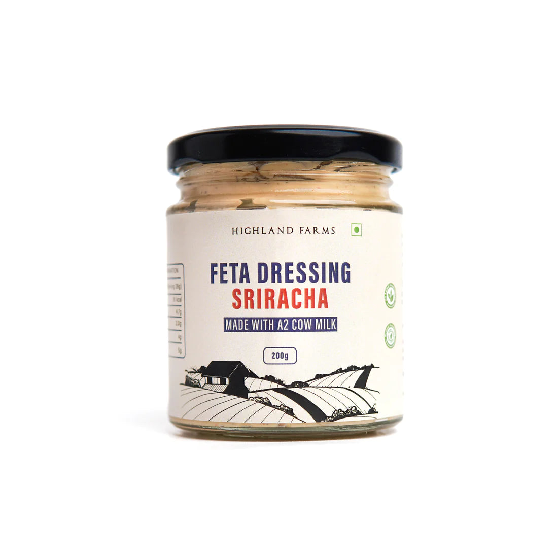 Salad Dressing | Feta Dressing - Sriracha (Made With A2 Cow Milk) – Highland Farms – 200gm