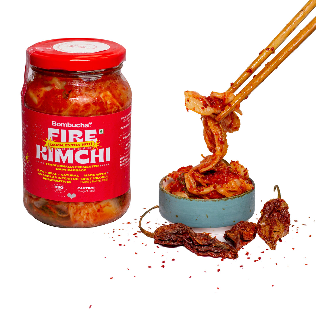 Fire Kimchi - Made With Bhut Jolokia (World&
