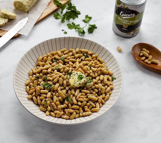 Flageolet Beans | In Water - No Added Salt - Delicious In Stews - Salads Or Soups - Epicure - 400gm
