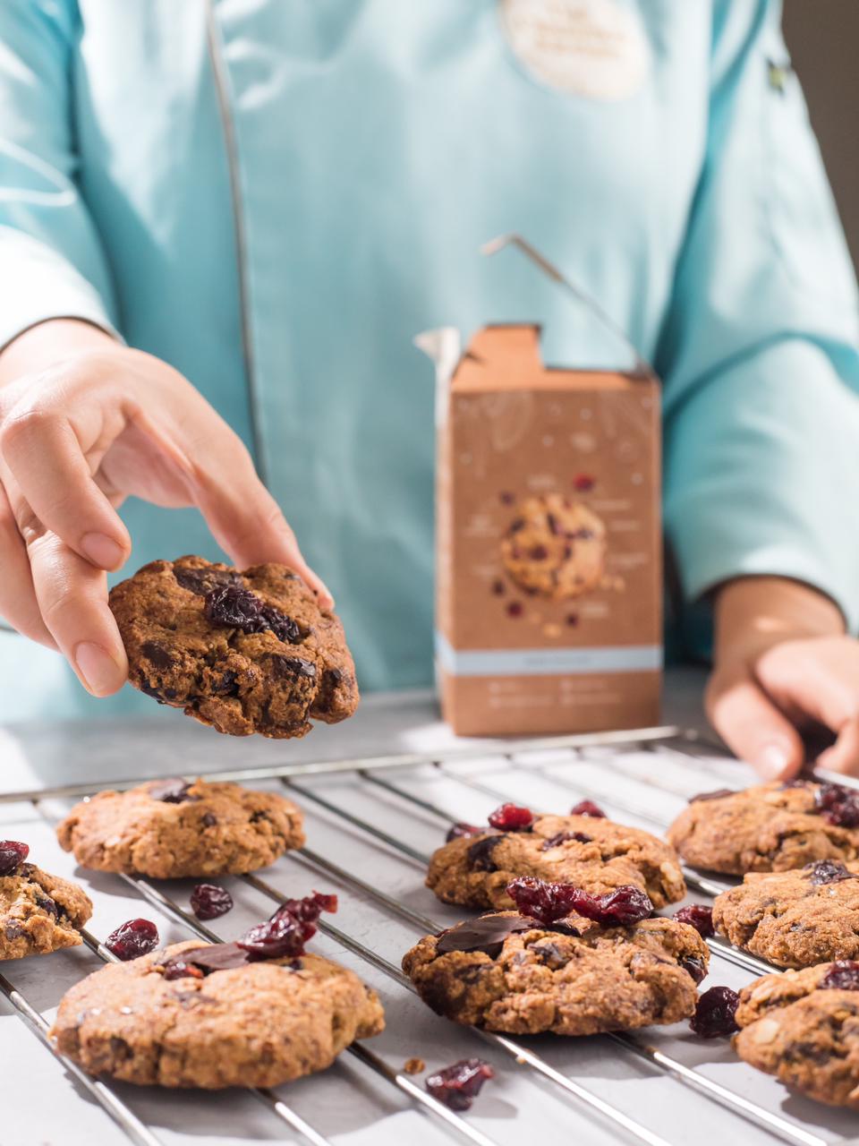 Flourless Almond Butter Cookies - Vegan, Gluten Free, Sugar Free & Pcos Friendly - The Cinnamon Kitchen - Pack of 6