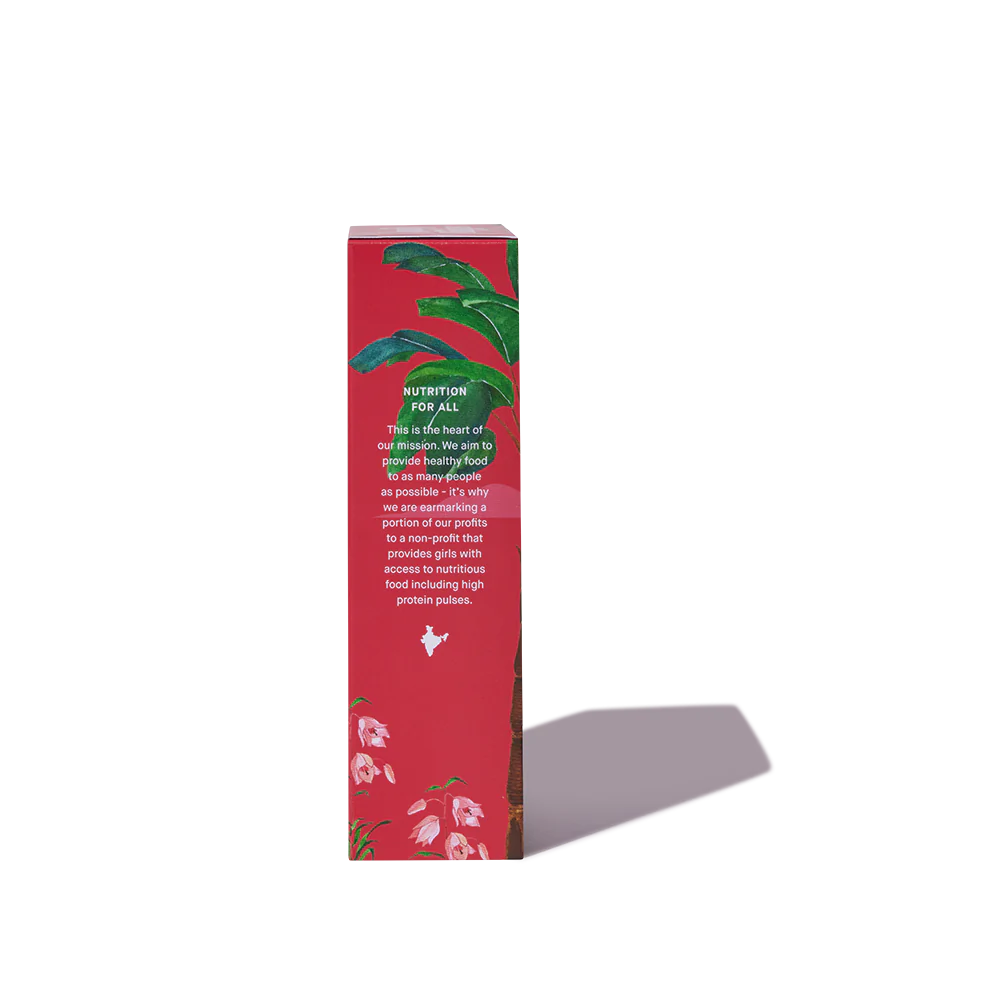 Focus Strawberry With Tulsi (Super Food Bar) - Indian - Gluten Free, No Refined Sugar & Support Immunity - Jungly Delights - 38gm