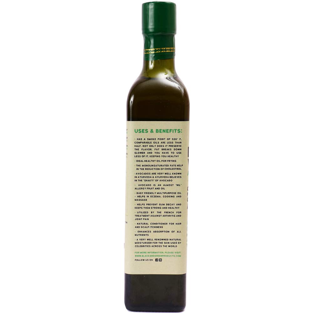 Avocado Oil | Extra Virgin - Cold Pressed - B&G - 500ml