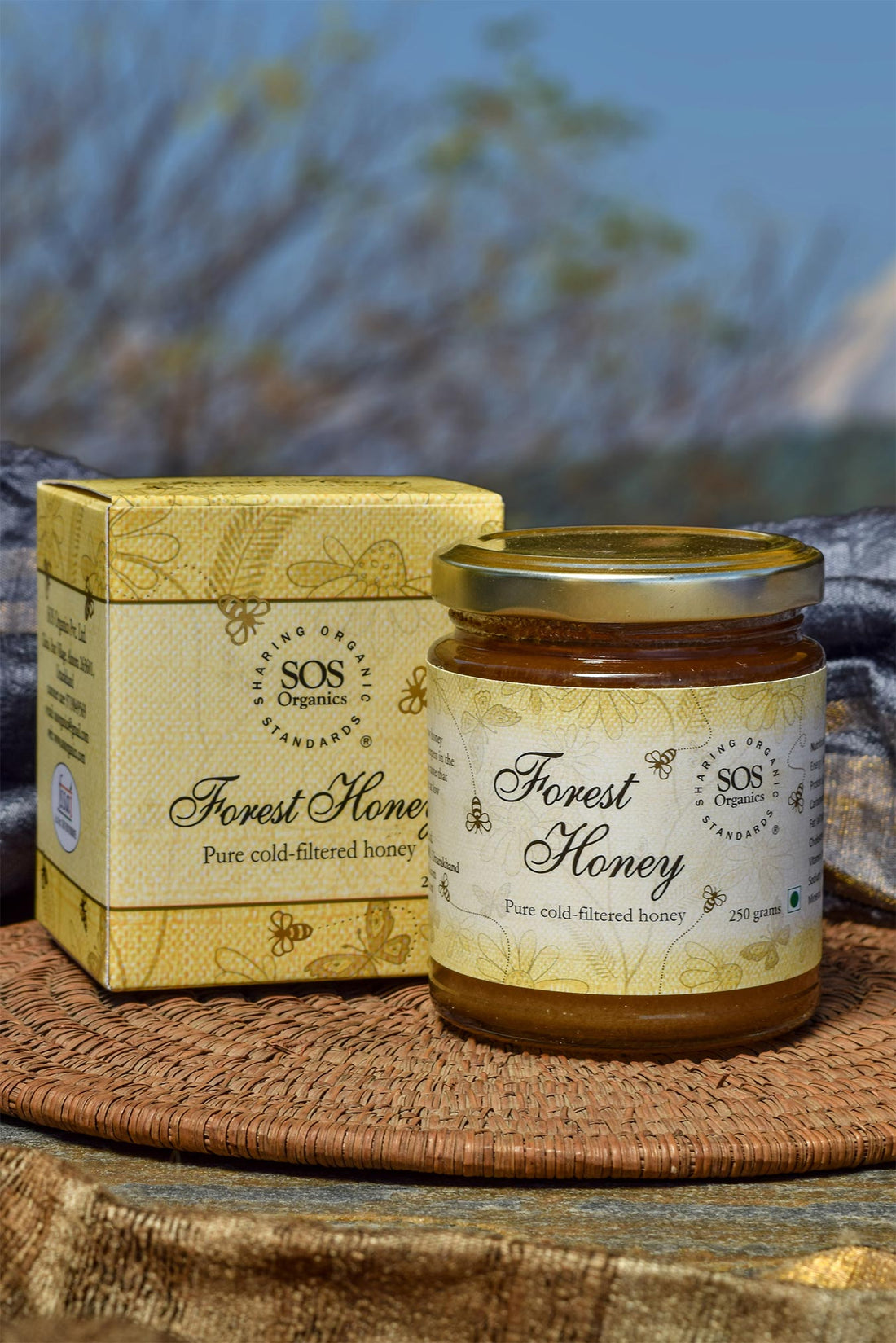 Honey | Forest Honey - Pure Cold Filtered Honey – SOS Organics – 250gm