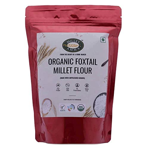 Foxtail Flour | Millet - Good For Cardiac Health, Skin & Hair Growth - Vegan & Gluten Free – Millet Amma – 500gm