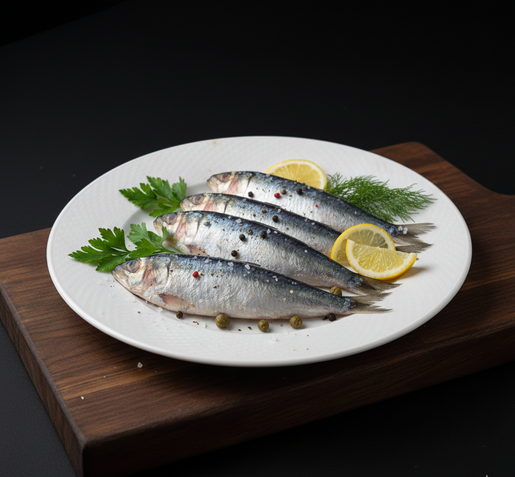 Fish| Wild Sardines from Kerala Sea Waters - Wild Caught & Whole Fish- Flat & Raw Fish - Nature&