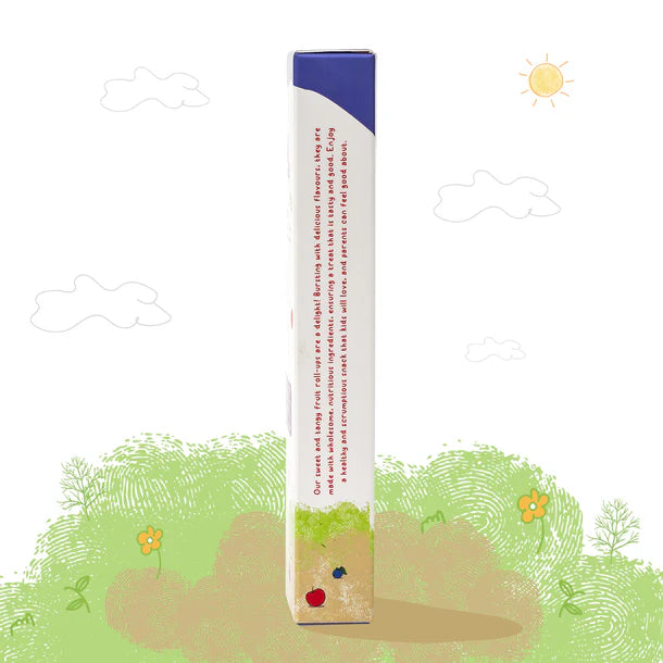 Fruit Roll Ups | (Apple & Blueberry) – 12+ Months – All Natural Ingredients – No Added Preservatives & No Refined Sugar – GUB GUB –  Pack Of 4