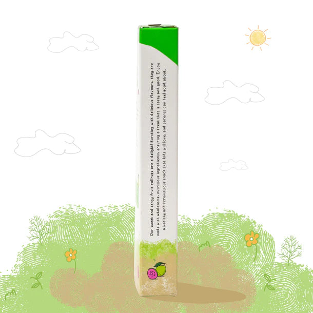 Fruit Roll Ups | (Guava) – 12+ Months – All Natural Ingredients – No Added Preservatives & No Refined Sugar – GUB GUB – Pack Of 4