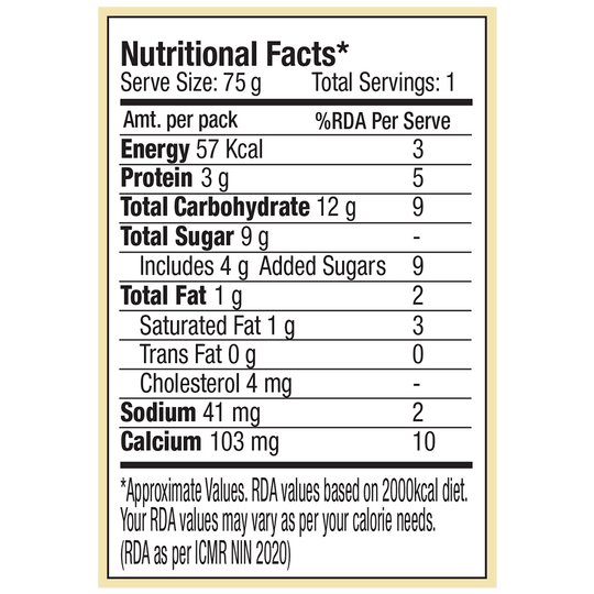 Fruit Yogurt Mango – Epigamia – 75gm