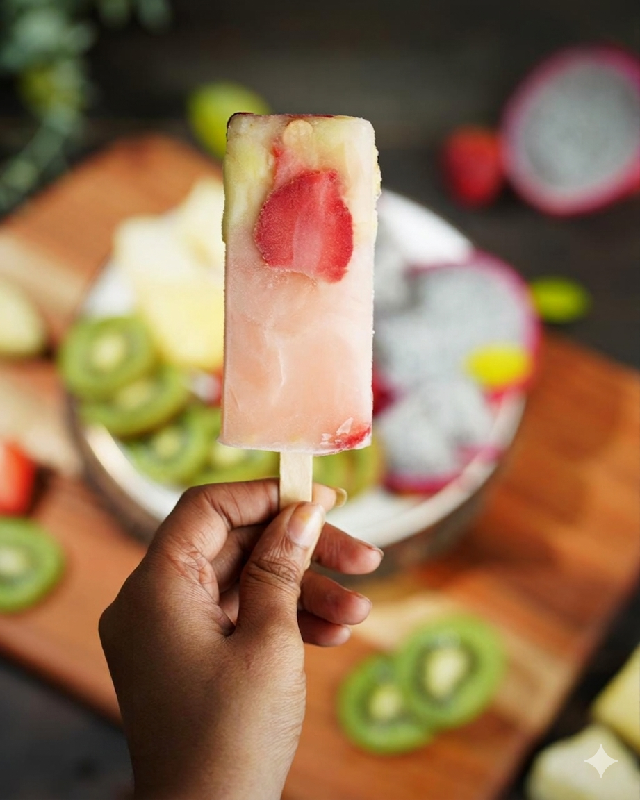 Ice Cream | Fruity Lemonade Popsicle Ice Cream -Tangy Summer Refreshment- No Artificial Colors, No Synthetic Flavors - Nature&