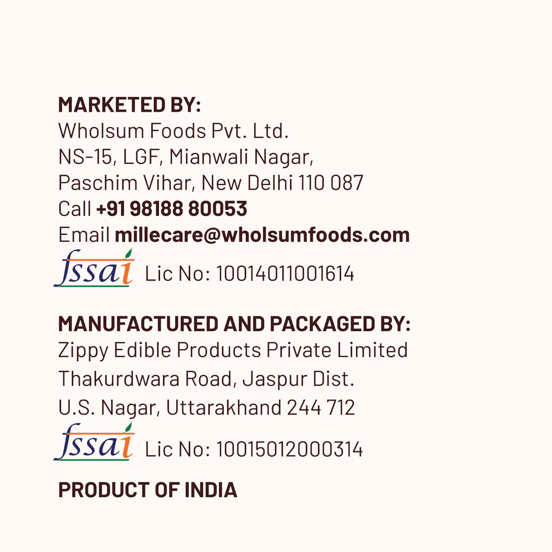 Pasta | Protein (Fusilli) - 21g Plant Protein - Naturally Gluten Free, No Artificial Flavour, Colours & No Added Preservatives - Mille&