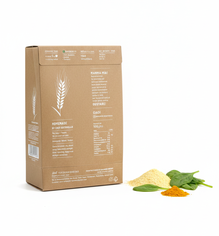 Fusilli | Spinach Fusilli - Handcrafted - 100% Natural - Vegan, No Egg & No Added Preservatives - Gastronomica - 250gm