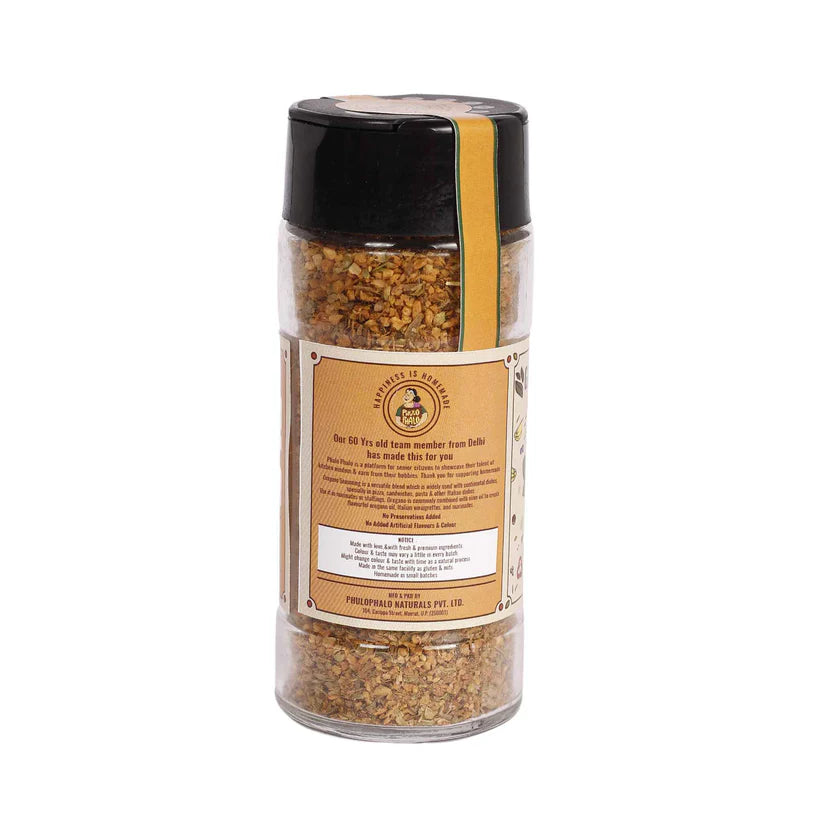 Seasoning | Garlic Oregano Seasoning - Your Everyday Seasoning - 100% Natural - Phulo Phalo - 70gm