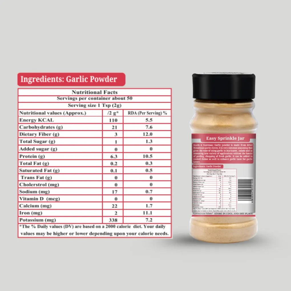 Garlic Powder - Organic Nation - 100gm