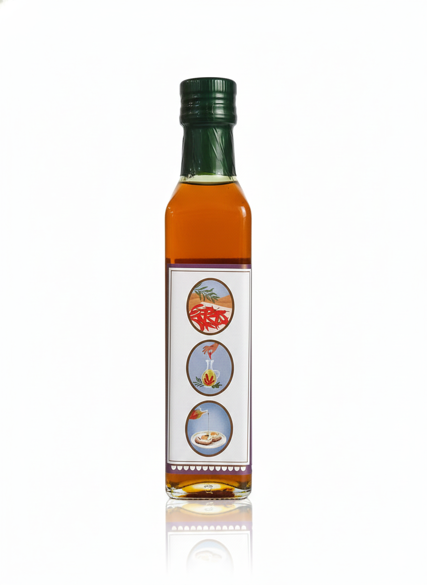 Olive Oil | Extra Virgin Olive Oil- Infused With Chilli - Unrefined - Cold Pressed - Jaypore Olives 250ml
